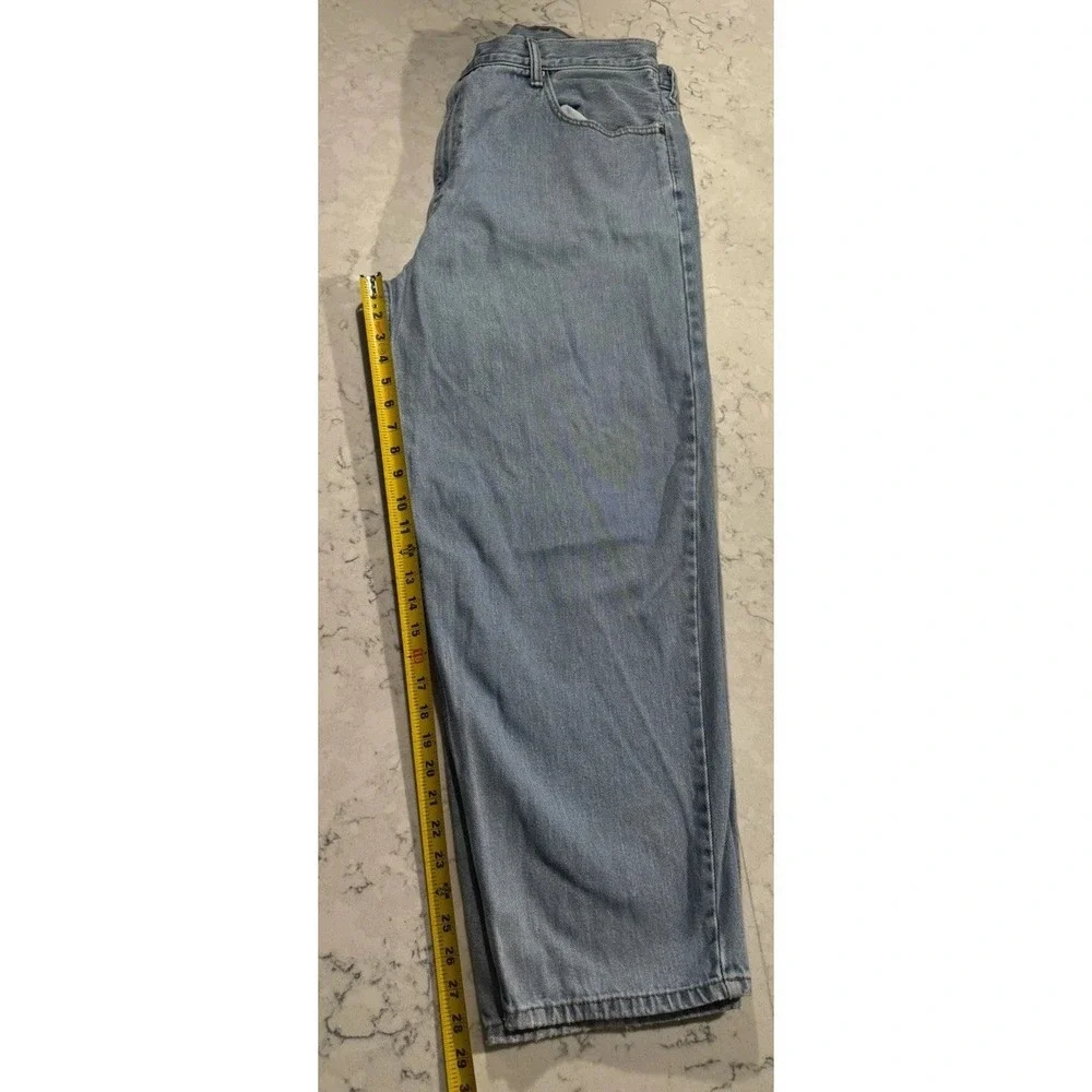 VTG Y2K Levi's 560 Jeans Mens 42x30 Blue Light Wash Comfort Fit Tapered Leg